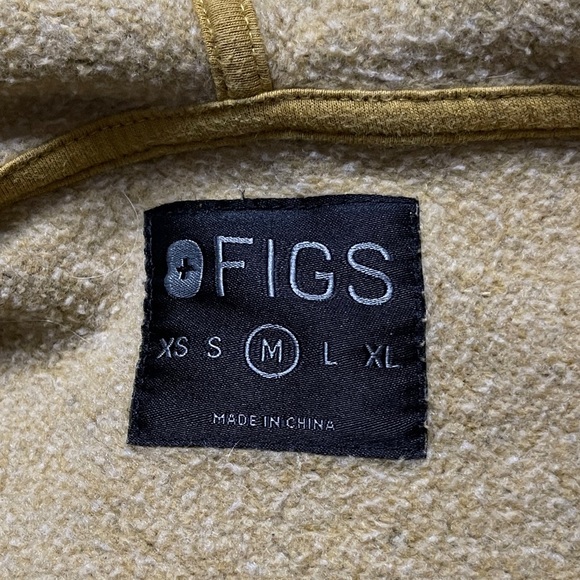 FIGS Essential Golden Yellow Size Medium Hoodie - Picture 4 of 9